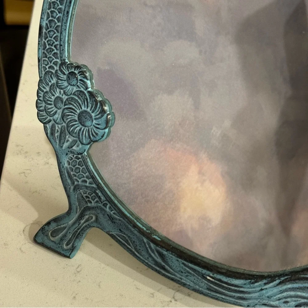 Metal | Lady of the Lake | Mirror 12”| BLUEBONNET VINTAGE